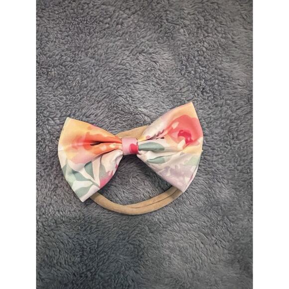 Baby Girl Floral Romper Short Sleeve Bodysuit Ruffled Bottom Size 6-9 Months B3 - Picture 5 of 5